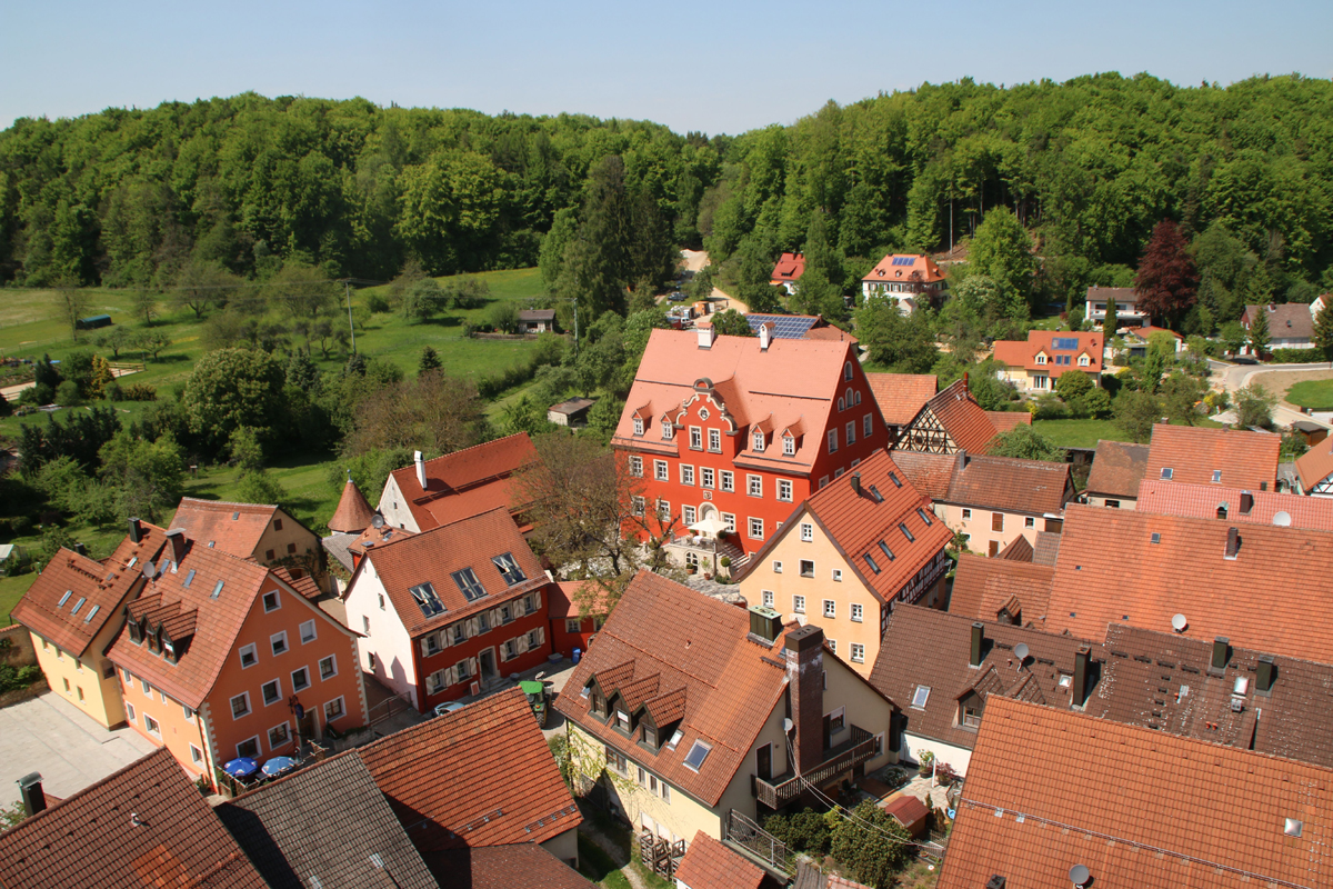 Blick auf die Schloßstraße