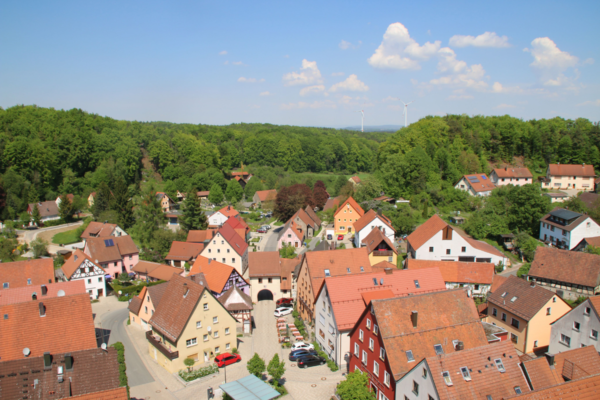 Blick auf den Marktplatz