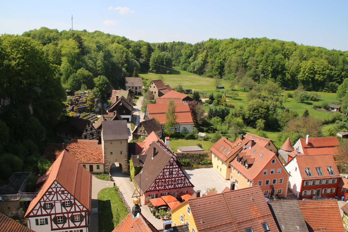 Historische Altstadt mit hinterem Stadttor