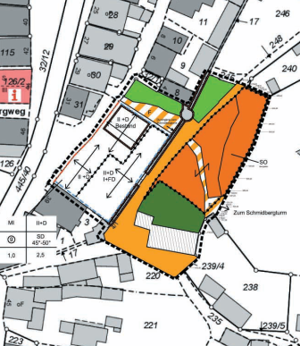Bebauungsplan Hauptstraße und Schmidbergstraße